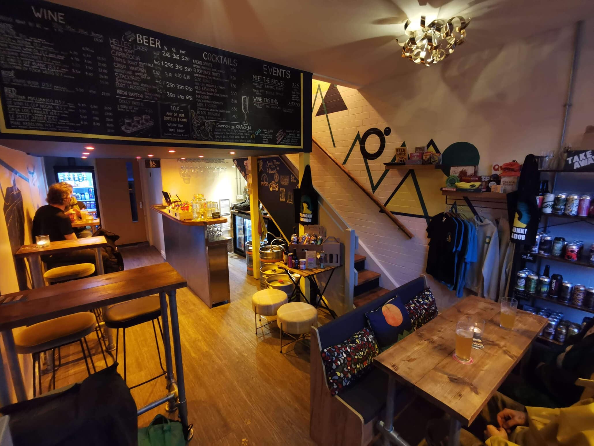 Background image of the bar